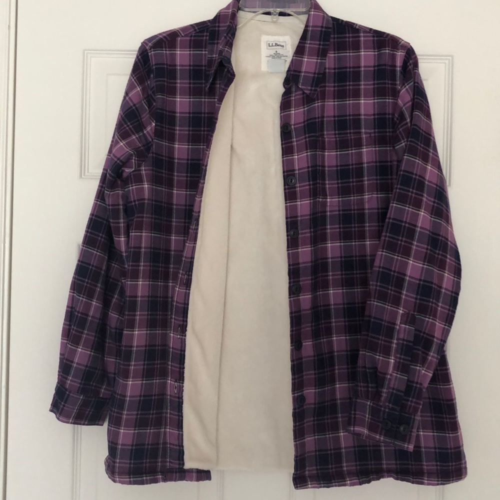 LL Bean Fleece Lined Jacket